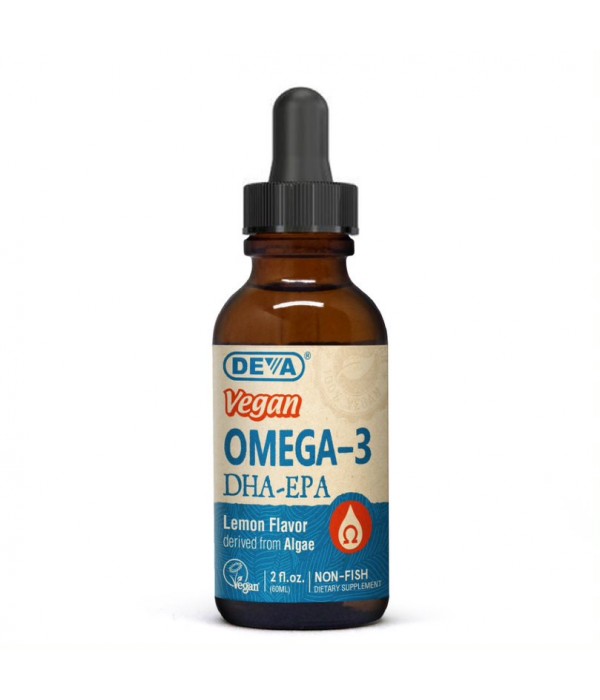 Vegan Liquid DHAEPA with Lemon Flavor Algae Omega3